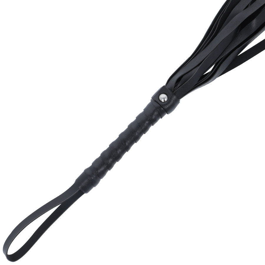 DARKNESS - CHICOTE DE BONDAGE PRETO 45 CM - Sexshoptuga  Sexshoptuga 