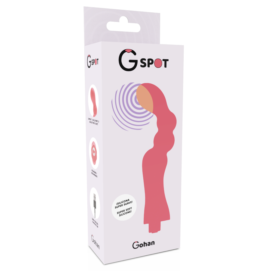 G-SPOT - GOHAN G-SPOT VIBRADOR LUZ VERMELHA - Sexshoptuga 