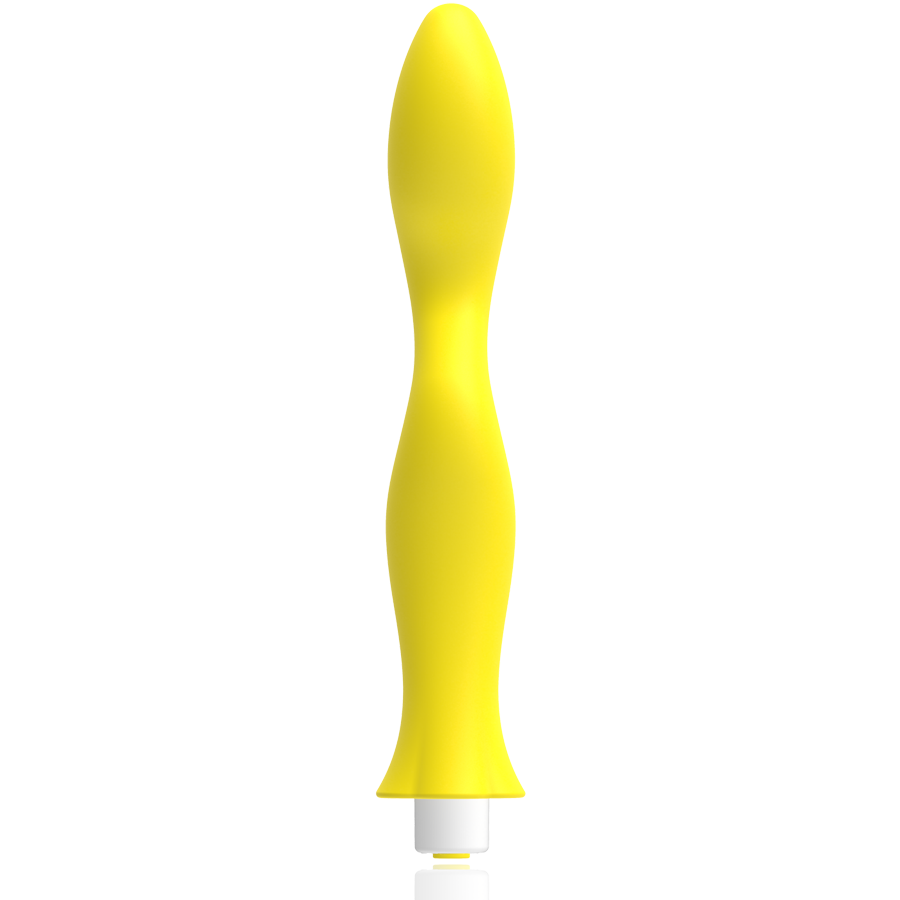 G-SPOT - PONTO G GAVYN VIBRADOR AMARELO - Sexshoptuga 