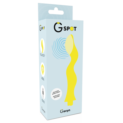 G-SPOT - PONTO G GAVYN VIBRADOR AMARELO - Sexshoptuga 