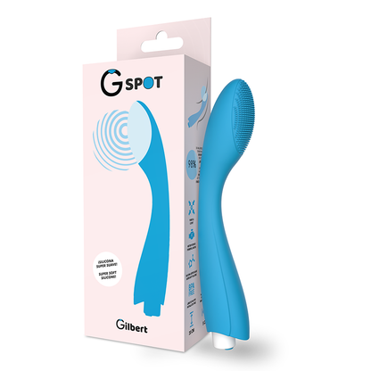 G-SPOT - VIBRADOR GYLBERT AZUL TURQUESA - Sexshoptuga 