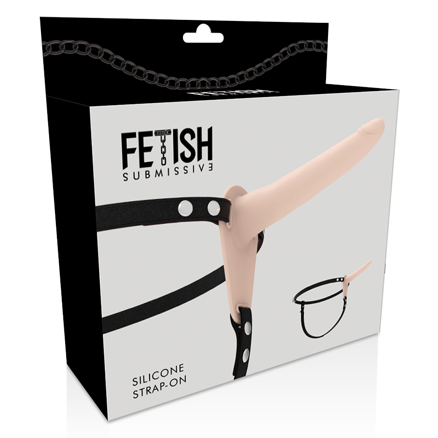 FETISH SUBMISSIVE HARNESS - CARNE SILICONE 15 CM - Sexshoptuga  Sexshoptuga 