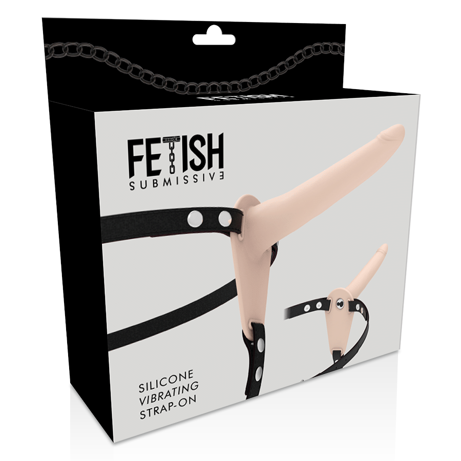 FETISH SUBMISSIVE HARNESS - VIBRADOR DE SILICONE DE CARNE 15 CM - Sexshoptuga  Sexshoptuga 