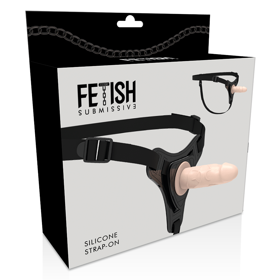 FETISH SUBMISSIVE HARNESS - SILICONE REALÍSTICO DE CARNE 12,5 CM - Sexshoptuga  Sexshoptuga 