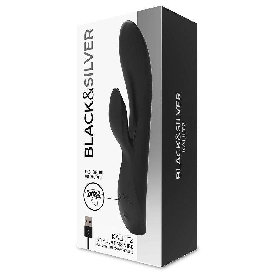 BLACK&SILVER - VIBRADOR KAULTZ TOUCH CONTROL - Sexshoptuga 