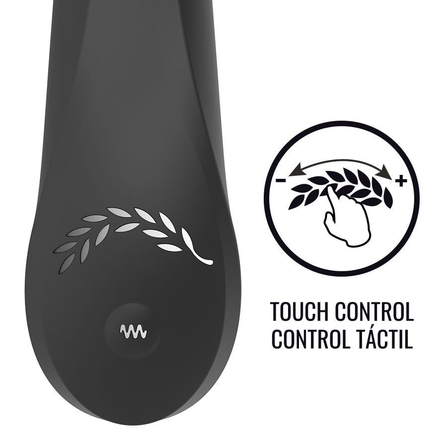 BLACK&SILVER - VIBRADOR KAULTZ TOUCH CONTROL - Sexshoptuga  Sexshoptuga 