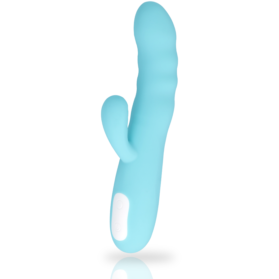 MIA - VIBRADOR GIRATÓRIO EIFFEL TURQUOISE BLUE - Sexshoptuga 