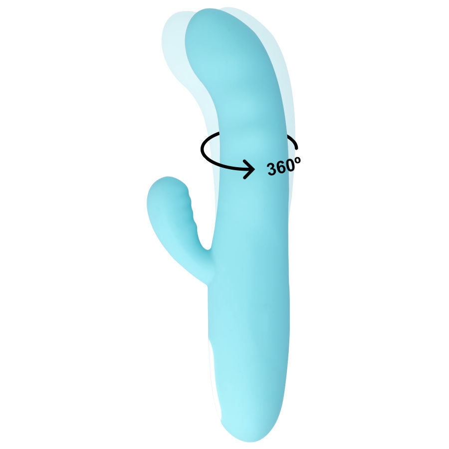 MIA - VIBRADOR GIRATÓRIO EIFFEL TURQUOISE BLUE - Sexshoptuga  Sexshoptuga 