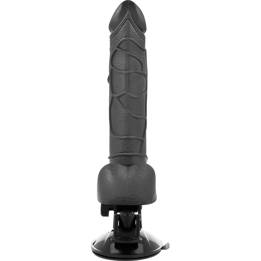 BASECOCK - VIBRADOR REALISTA CONTROLE REMOTO NATURAL COM TESTÍCULOS 19.5 CM -O- 4 CM - Sexshoptuga 