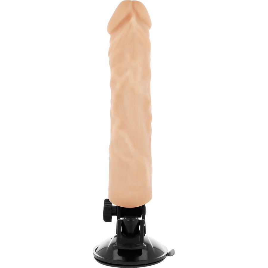 BASECOCK - VIBRADOR REALÍSTICO CONTROLE REMOTO NATURAL 21 CM -O- 4 CM - Sexshoptuga  Sexshoptuga 