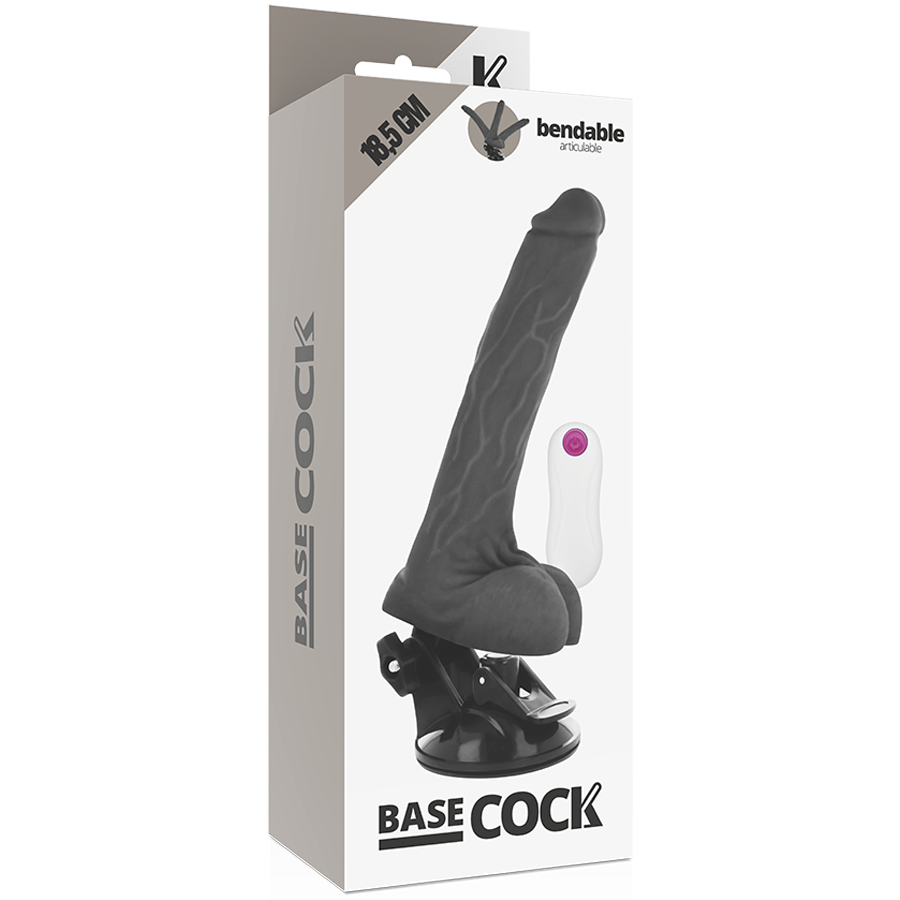 BASECOCK - CARNE DE CONTROLE REMOTO DOBRVEL REALISTA 18.5 CM -O- 4 CM - Sexshoptuga 