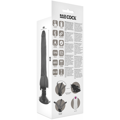 BASECOCK - CARNE DE CONTROLE REMOTO DOBRVEL REALISTA 18.5 CM -O- 4 CM - Sexshoptuga 