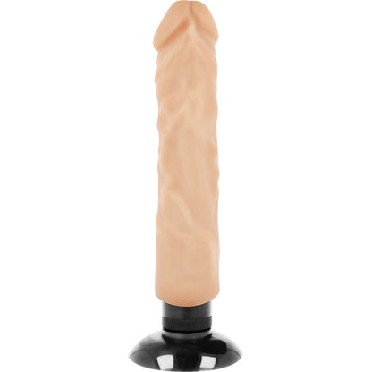 BASECOCK - VIBRADOR REALÍSTICO 2-1 NATURAL 20 CM -O- 4 CM - Sexshoptuga 