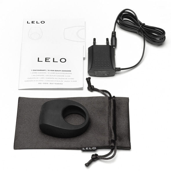 LELO - ANEL VIBRADOR PRETO TOR II - Sexshoptuga 