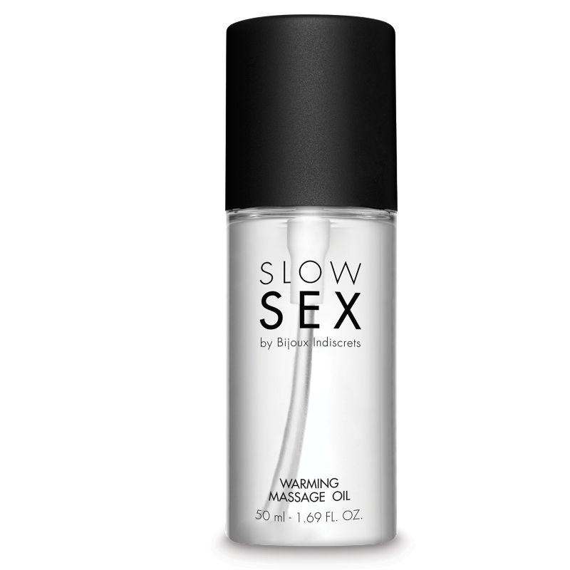 BIJOUX - SLOW SEX ÓLEO DE MASSAGEM EFEITO CALOR 50 ML - Sexshoptuga 