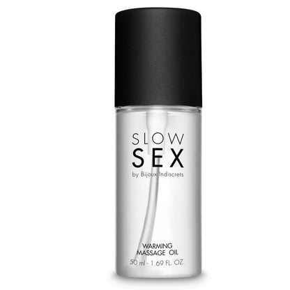 BIJOUX - SLOW SEX ÓLEO DE MASSAGEM EFEITO CALOR 50 ML - Sexshoptuga 