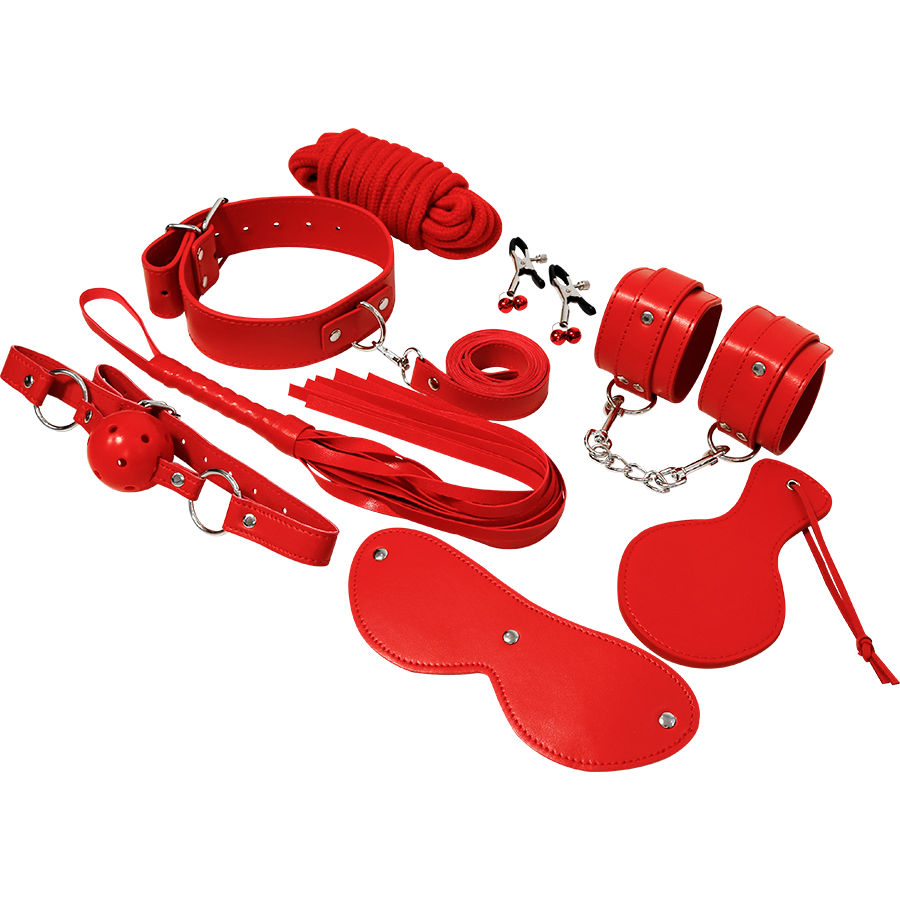 EXPERIENCE - KIT BDSM FETISH SÉRIE VERMELHA - Sexshoptuga  Sexshoptuga 