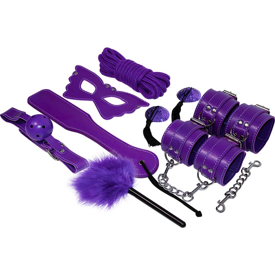 EXPERIENCE - KIT BDSM FETISH SÉRIE ROXA - Sexshoptuga  Sexshoptuga 