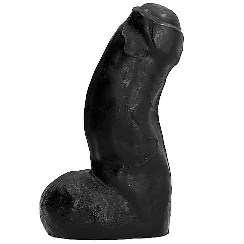 ALL BLACK - DONG REALISTA PRETO 17 CM - Sexshoptuga  Sexshoptuga 