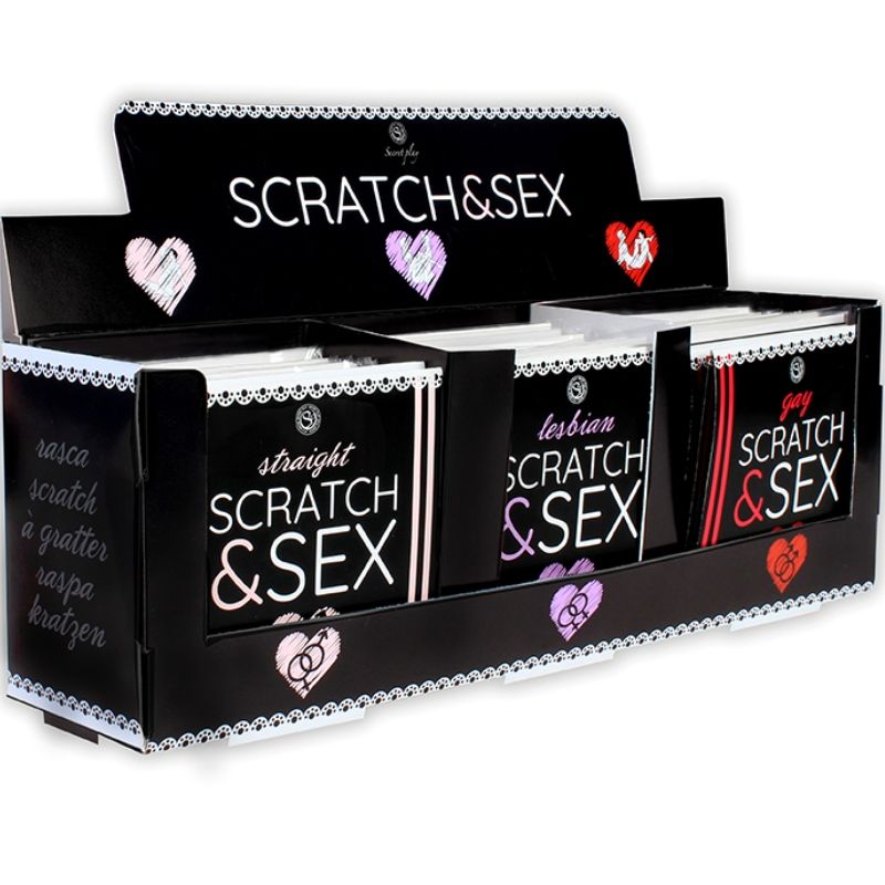 SECRETPLAY - DISPLAY + POSTURAS SCRATCH & SEX (ES/EN/FR/PT/DE) - Sexshoptuga  Sexshoptuga 