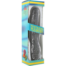 SEVEN CREATIONS - VIBRADOR VINIL P-SHAPE PÊNIS PRETO 20 CM - Sexshoptuga  Sexshoptuga 