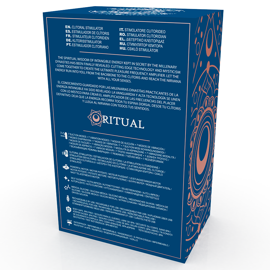 RITHUAL - SHUSHU 2.0 NOVA GERAO CLITORAL AQUA - Sexshoptuga  Sexshoptuga 