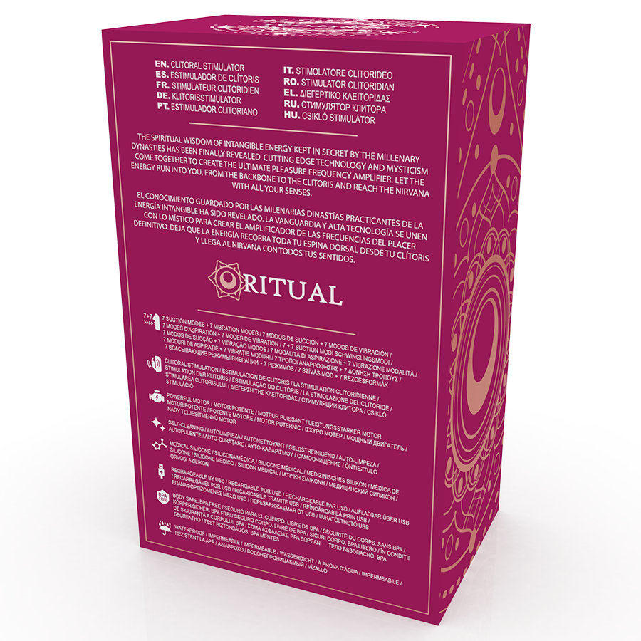 RITHUAL - SHUSHU 2.0 NOVA GERAO CLITORAL AQUA - Sexshoptuga  Sexshoptuga 