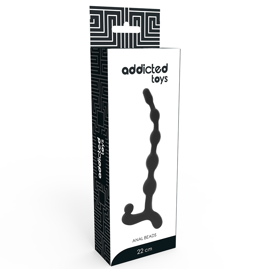 ADDICTED TOYS - BOLAS ANAIS 22 CM PRETAS - Sexshoptuga  Sexshoptuga 