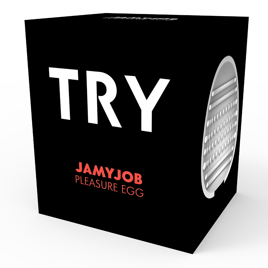 JAMYJOB -MASTURBADOR EGG VERSO PRETA DISCRETT - Sexshoptuga 