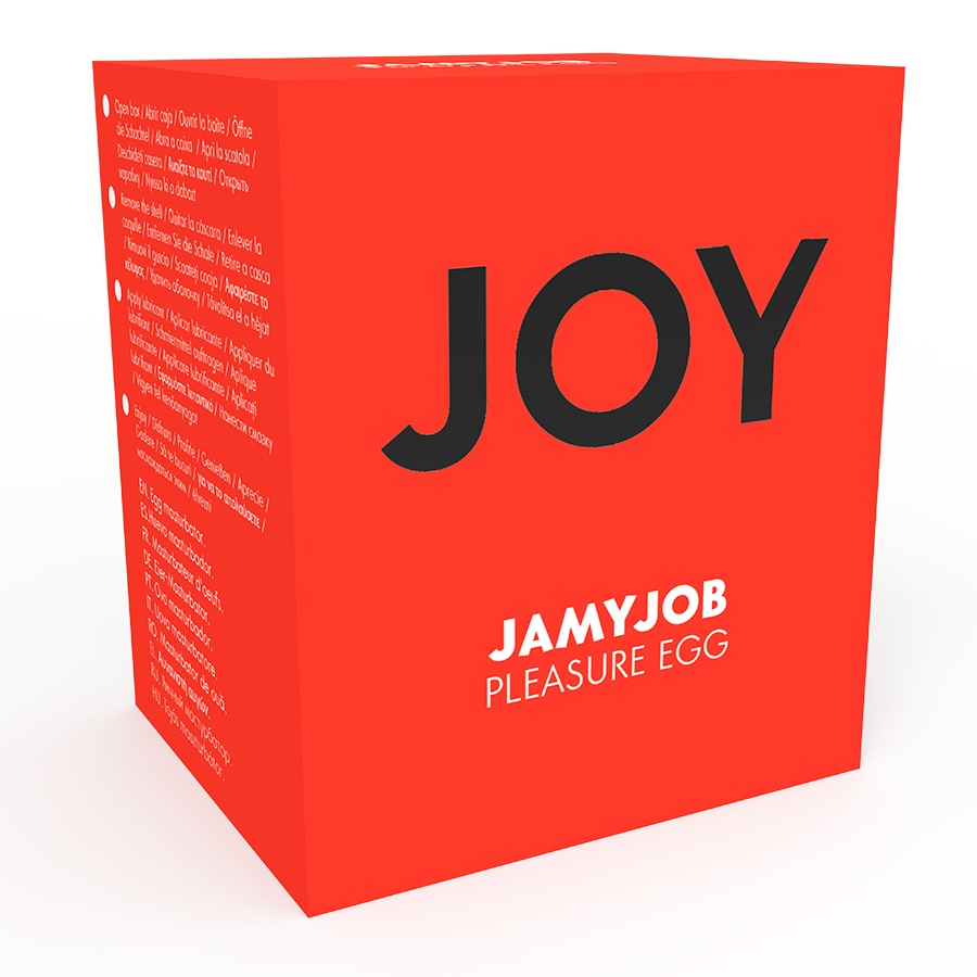 JAMYJOB -MASTURBADOR DE OVO VERSO VERMELHA DISCRETT - Sexshoptuga 