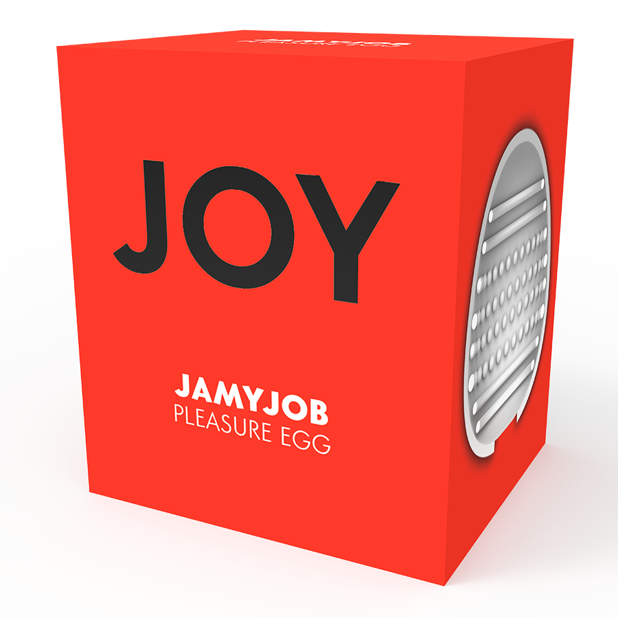 JAMYJOB -MASTURBADOR DE OVO VERSO VERMELHA DISCRETT - Sexshoptuga 