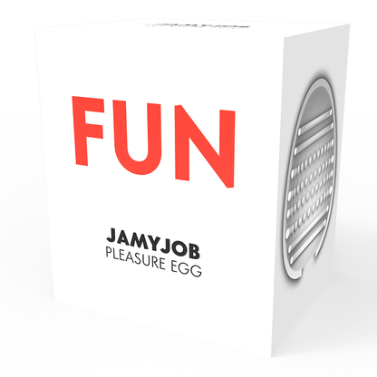 JAMYJOB -MASTURBADOR DE OVO EDIO VERMELHA DISCRETT - Sexshoptuga 