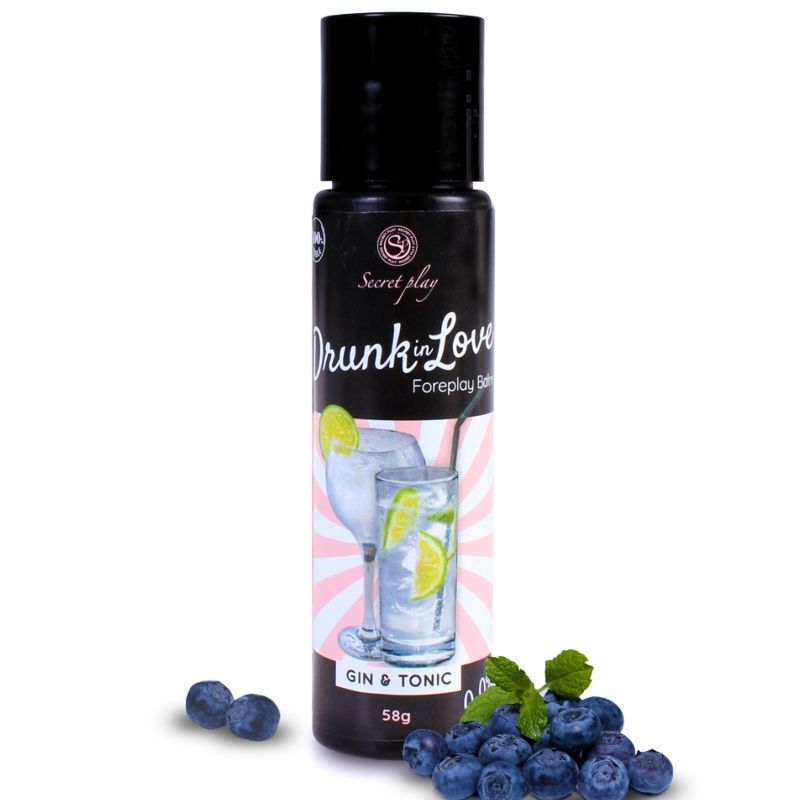 SECRETPLAY - BÊBADO NO AMOR LUBRIFICANTE GIN&TONIC 60 ML - Sexshoptuga 