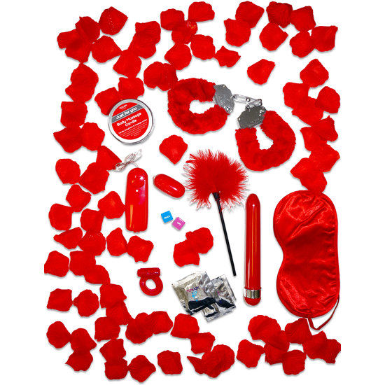 TOYJOY - SÓ PARA VOCÊ CONJUNTO DE PRESENTE ROMANCE VERMELHO - Sexshoptuga  Sexshoptuga 