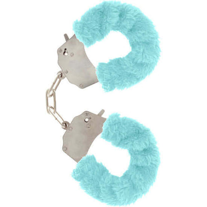 TOYJOY - FURRY FUN CUFFS BONDAGE AZUL - Sexshoptuga 