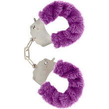 TOYJOY - FURRY FUN CUFFS BONDAGE ROXO - Sexshoptuga 