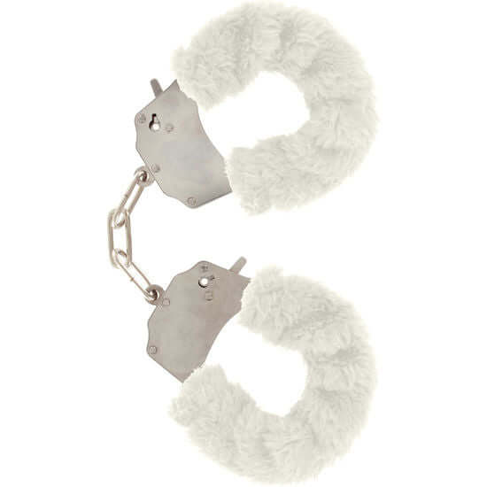 TOYJOY - PUNHOS FURRY FUN BONDAGE BRANCO - Sexshoptuga  Sexshoptuga 