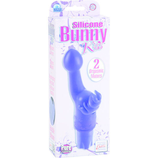 CALEXOTICS - KISS COELHO DE SILICONE KISS ROXO - Sexshoptuga 