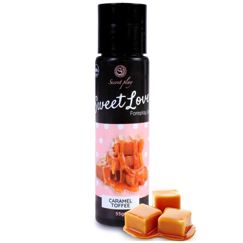 SECRETPLAY - GEL DOCE AMOR CARAMELO 60 ML - Sexshoptuga 