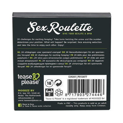 TEASE & PLEASE - PREPARAÕES DE ROLETA DE SEXO - Sexshoptuga 