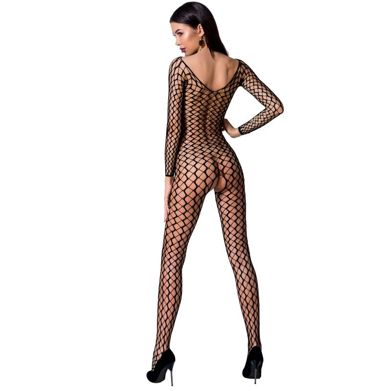 PASSION - WOMAN BS068 BODYSTOCKING PRETO TAMANHO ÚNICO - Sexshoptuga 