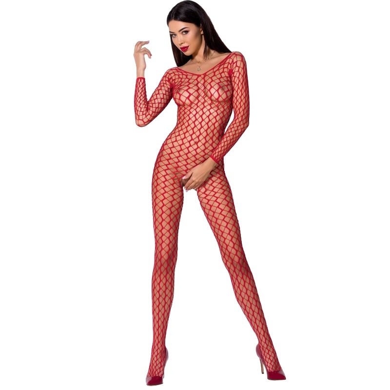 PASSION - WOMAN BS068 BODYSTOCKING PRETO TAMANHO ÚNICO - Sexshoptuga 