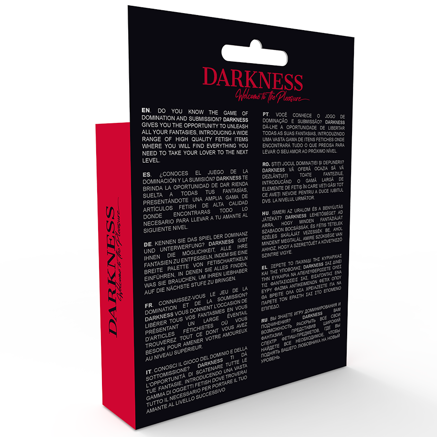 DARKNESS - ARNÊS COM FURO TAMANHO ÚNICO - Sexshoptuga  Sexshoptuga 