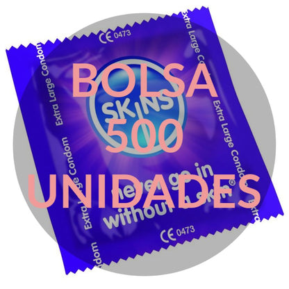 SKINS - CONDOM EXTRA LARGE BAG 500 - Sexshoptuga 