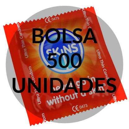 SKINS - CONDOM ULTRA THIN BAG 500 - Sexshoptuga 