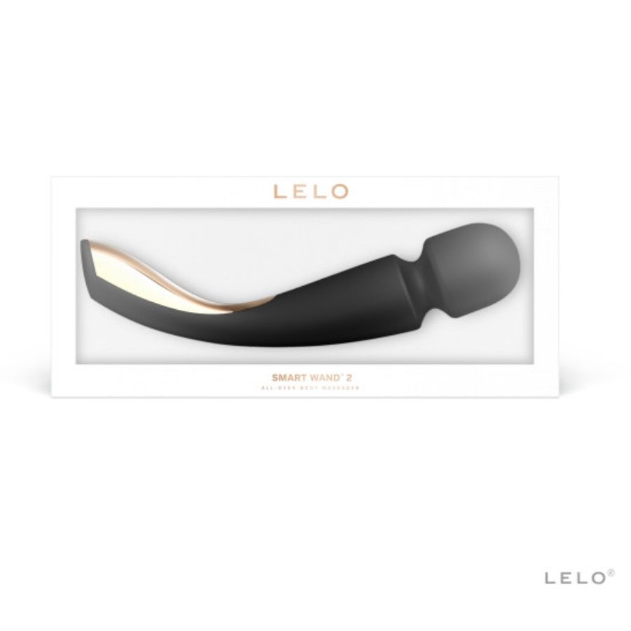 LELO - SMART WAND 2 PRETO - Sexshoptuga  Sexshoptuga 