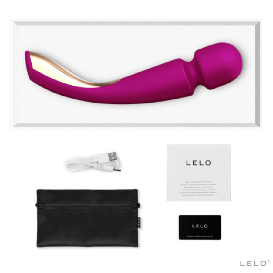 LELO - SMART WAND 2 PRETO - Sexshoptuga  Sexshoptuga 