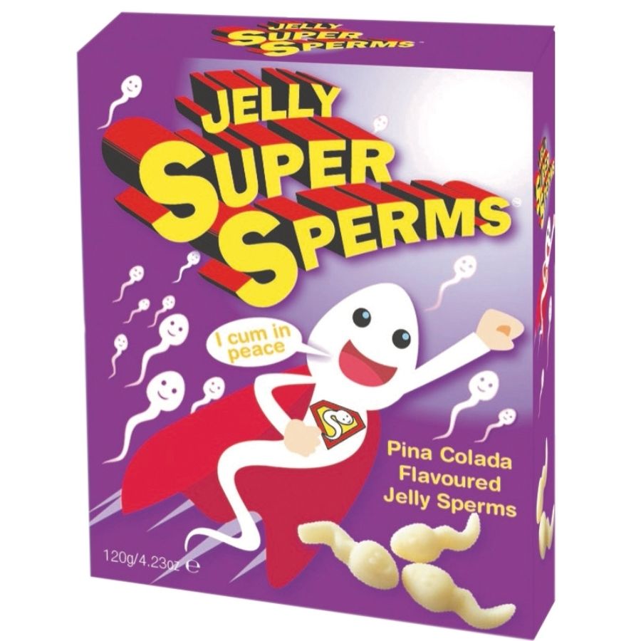 SPENCER & FLEETWOOD - JELLY SUPER SPERM GUMMIES FORM SPERM 120 GR - Sexshoptuga  Sexshoptuga 