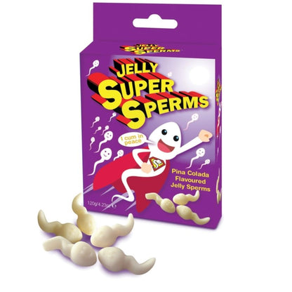 SPENCER & FLEETWOOD - JELLY SUPER SPERM GUMMIES FORM SPERM 120 GR - Sexshoptuga 