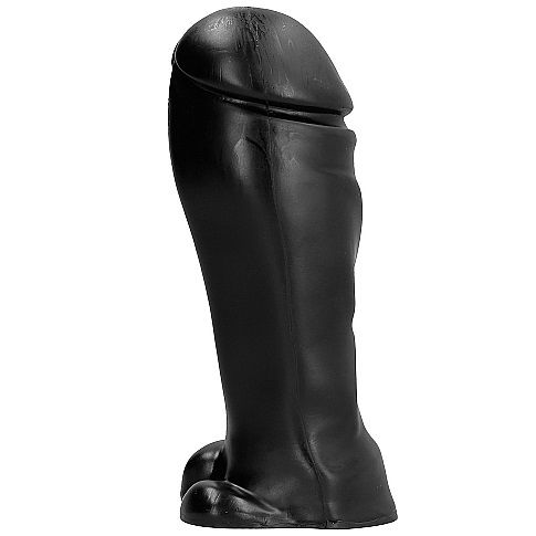 ALL BLACK - DONG 22 CM DE DEDO LARGO - Sexshoptuga  Sexshoptuga 